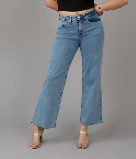 Lola Jeans COLETTE-VIB High Rise Wide Leg Jeans
