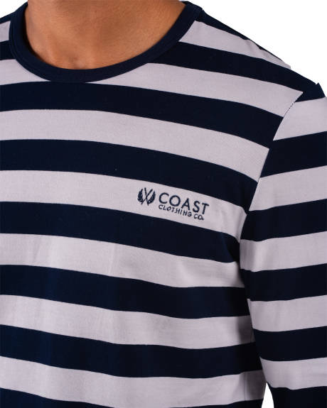 Coast Clothing Co. - Haut marin à manches longues