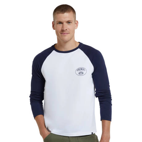 Animal - Mens Sander Natural Long-Sleeved T-Shirt