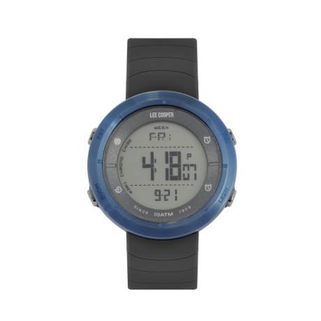 LEE COOPER-Digital Blue 50mm  watch w/LCD Display Dial