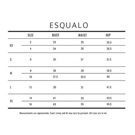 ESQUALO - Jacquard Button-Up Blouse