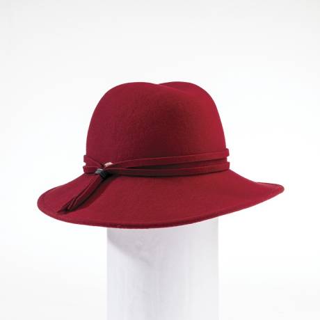 Canadian Hat 1918 - Waverly - Felt Fedora Hat With Tassel