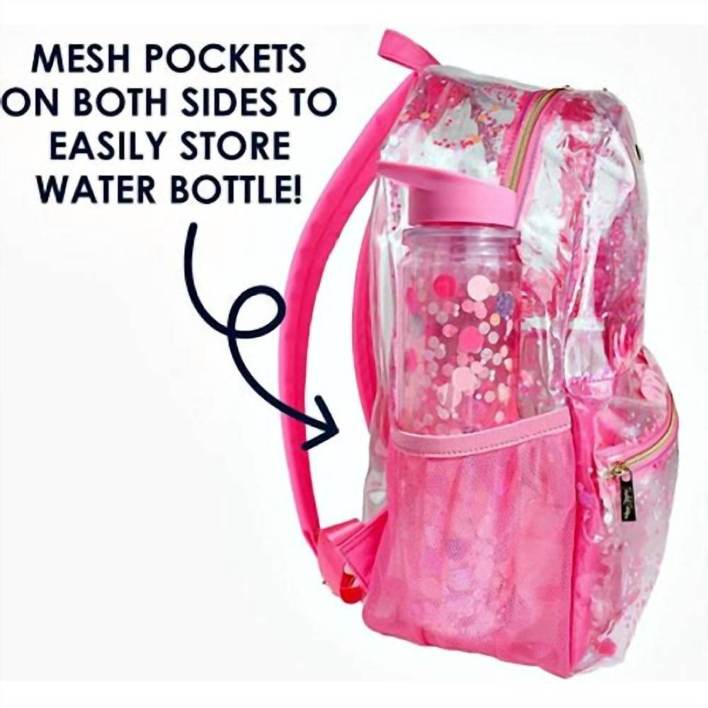 Packed Party Confetti Clear Backpack Rwco