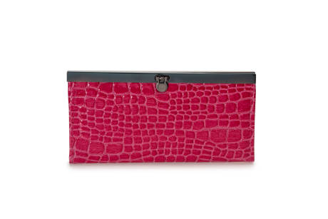 Pink Faux Snakeskin Wallet Bag - Don't AsK