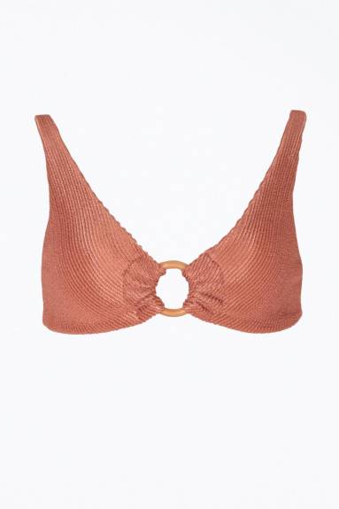 SOAH - Rebecca Ribbed O-Ring Bikini Top