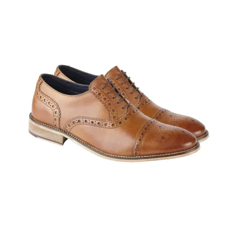 Roamers - Mens Leather Brogue/Oxford Shoe