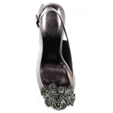 Lunar - Womens/Ladies Ankara Satin Court Shoes