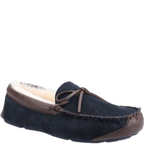 Cotswold - Mens Northwood Suede Moccasin Slippers