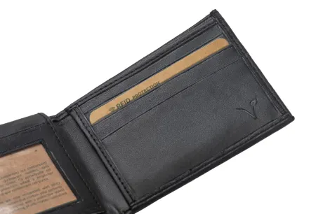 CHAMPS Vegan Leather RFID Wallet, Brown