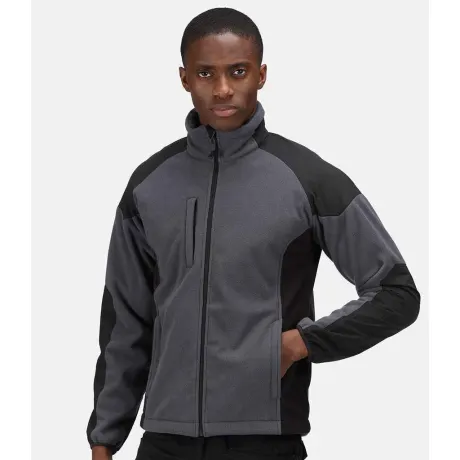 Regatta - Mens Broadstone Showerproof Fleece Jacket