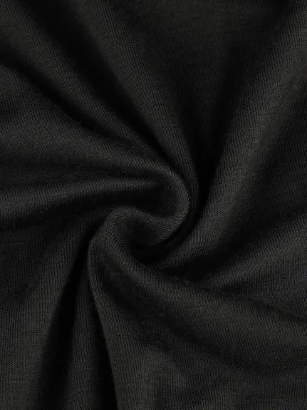 cheibear - 3/4 Sleeve Nightgown Long Sleep Shirt