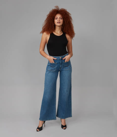 Lola Jeans MILAN-RCB High Rise Wide Leg Jeans
