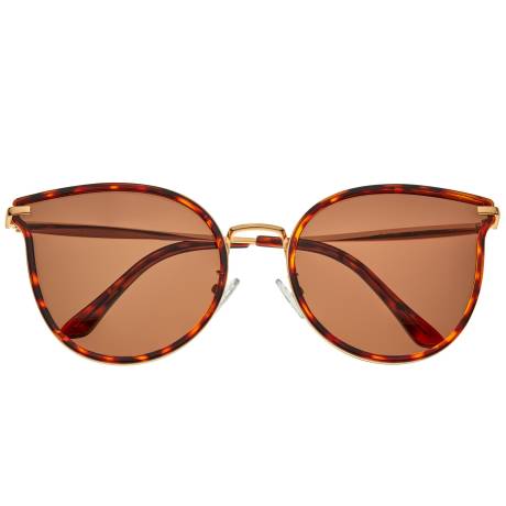 Bertha - Moon Polarized Sunglasses - Gold/Brown