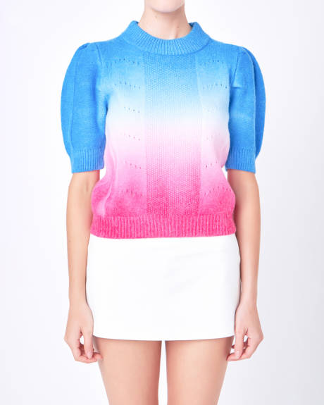 English Factory- Ombre Sweater Top
