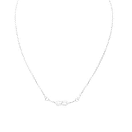 Sterling Silver Love Knot Necklace by Ag Sterling