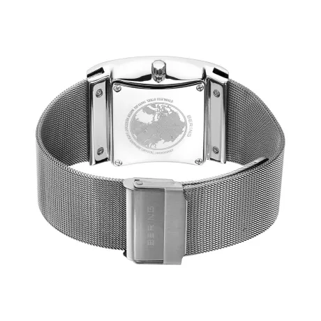 BERING - 33mm Men's Solar Stainless Steel Watch In Silver/Silver