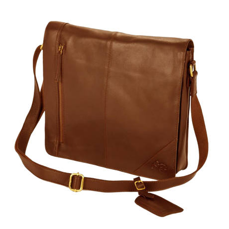 Eastern Counties Leather - Wide Messenger Bag