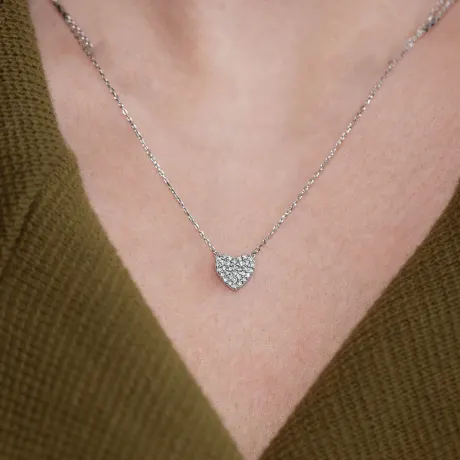 Bearfruit Jewelry - Crystal Heart Necklace
