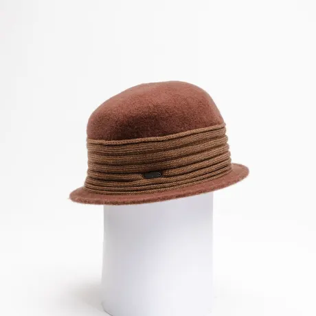 CANADIAN HAT - CLARA SOFT WOOL CLOCHE HAT