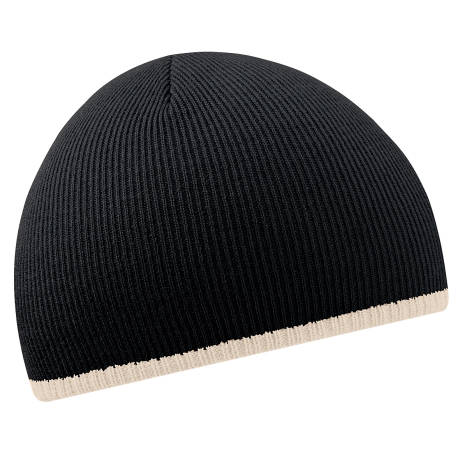 Beechfield - Unisex Two-Tone Knitted Winter Beanie Hat