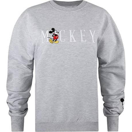 Disney - Womens/Ladies Mickey Mouse Embroidered Sweatshirt