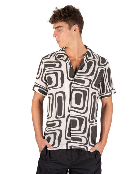 Coast Clothing Co. - Black Swirl Bamboo Shirt
