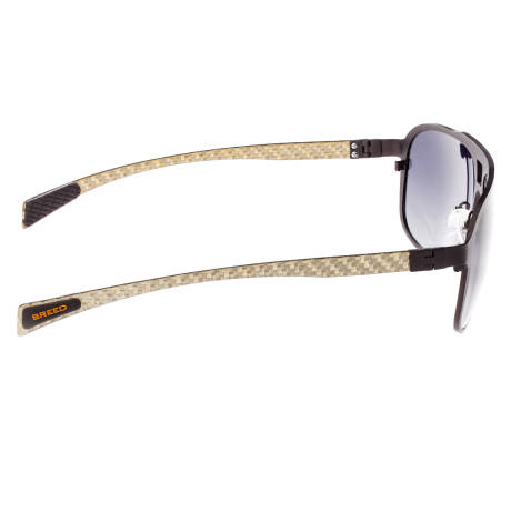 Breed - Apollo Titanium and Carbon Fiber Polarized Sunglasses - Brown/Black