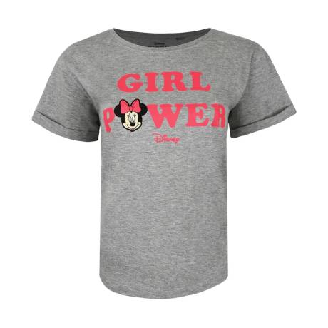 Disney - - T-shirt GIRL POWER - Femme