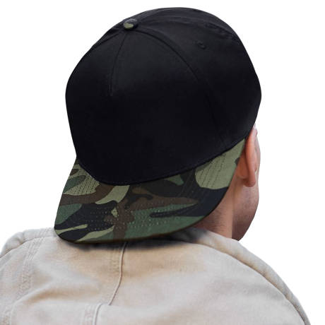 Beechfield - Camouflage Retro Snapback Cap