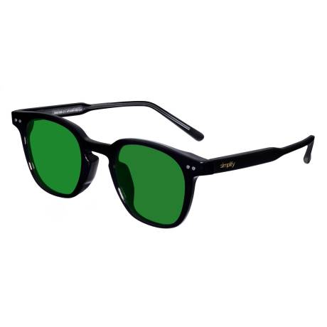 Simplify - Alexander Polarized Sunglasses - Black/Blue