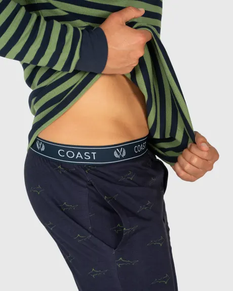 Coast Clothing Co. - Sharks PJ Set