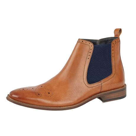 Roamers - Mens Leather Ankle Boots