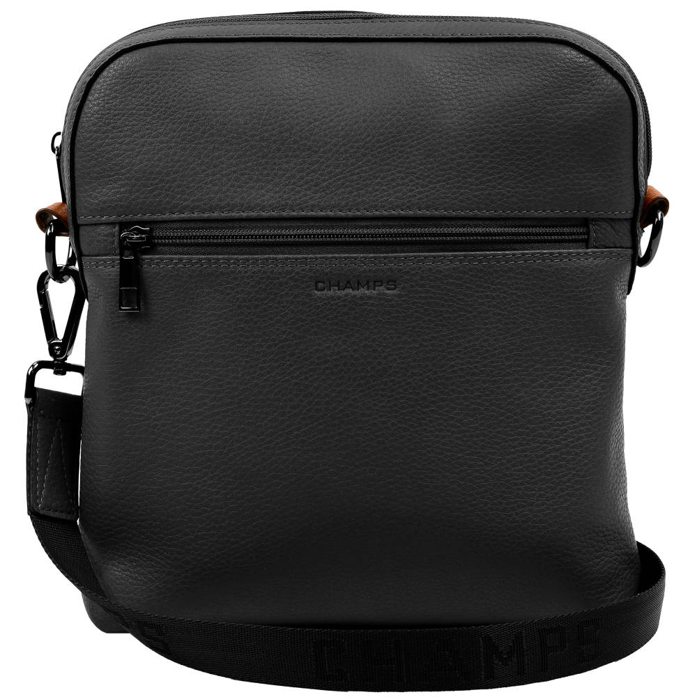 CHAMPS Onyx Collection Leather Crossbody Bag Rwco