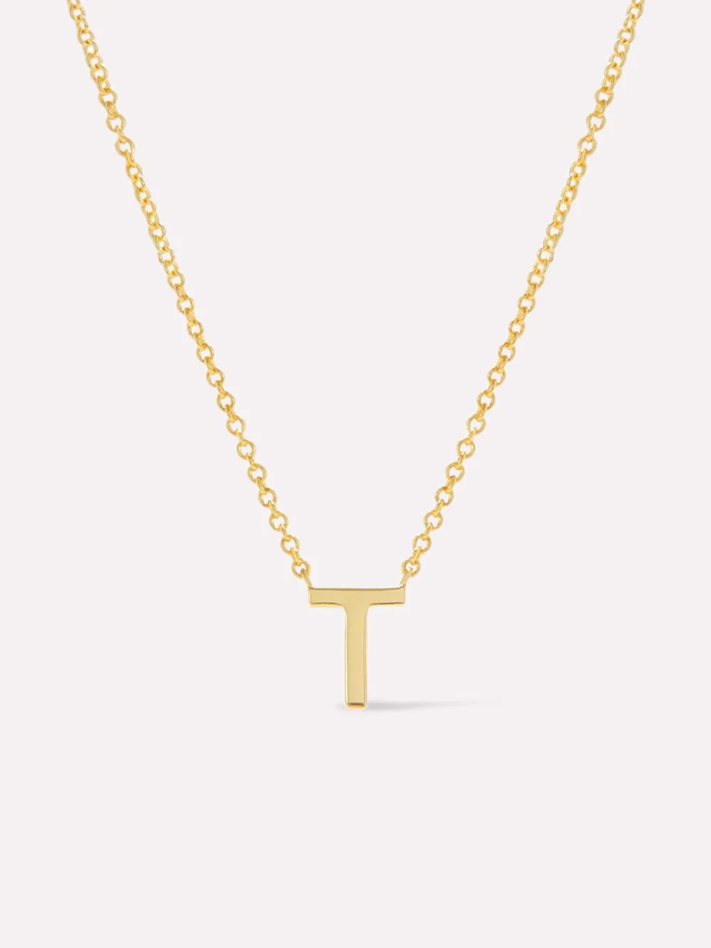 Ana Luisa - Gold Initial Necklace - Letter Necklace - T