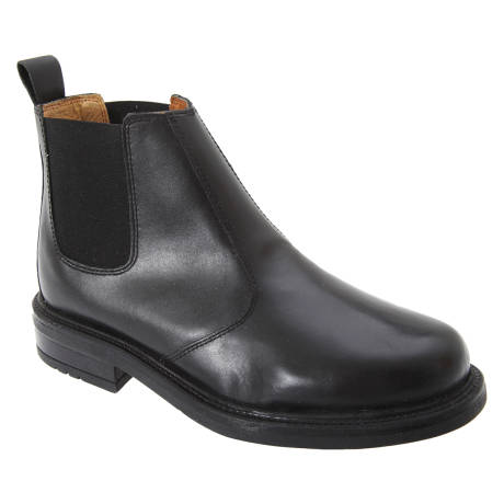 Roamers - Mens Leather Quarter Lining Gusset Chelsea Boots