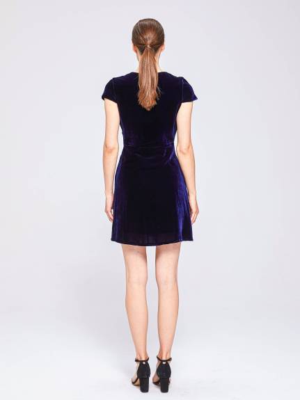 THE 28TH ROSE - Alexandra Velvet Mini Dress