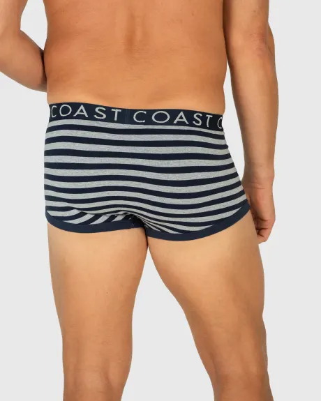 Coast Clothing Co. - 3 Pack Stripe Boxer Briefs