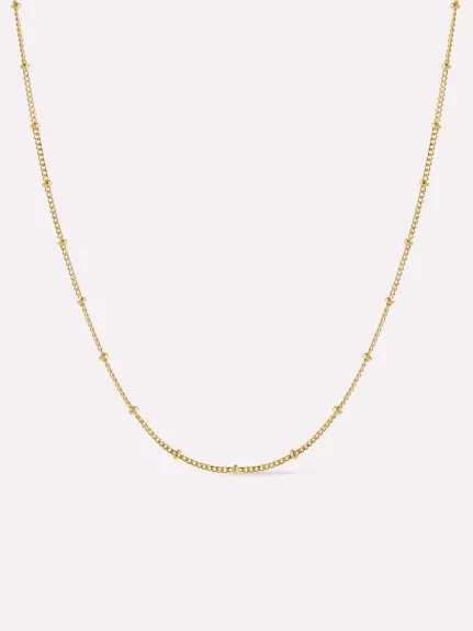 Ana Luisa - Small Ball Chain Necklace - Ana Gold
