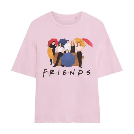 Friends - Womens/Ladies Cut Out Oversized T-Shirt