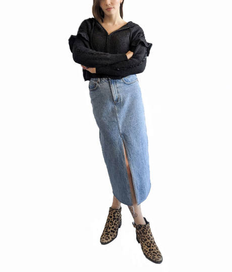 Lola Jeans HALSTON-VIB Maxi Skirt