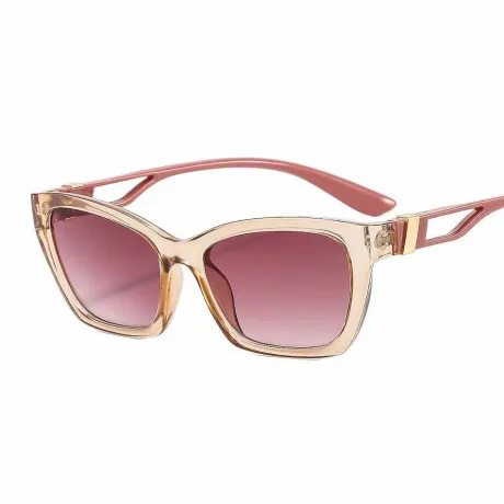 Transparent Pink Sunglasses- Don't AsK