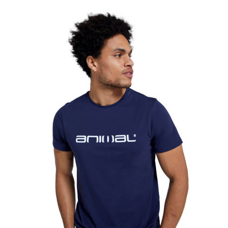 Animal - Mens Classico Logo Natural T-Shirt