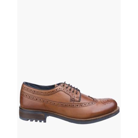 Cotswold - Mens Poplar Brogue Leather Dress Shoes
