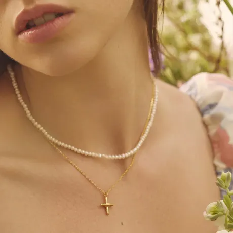 Bearfruit Jewelry - Linda Basic Pearl Necklace