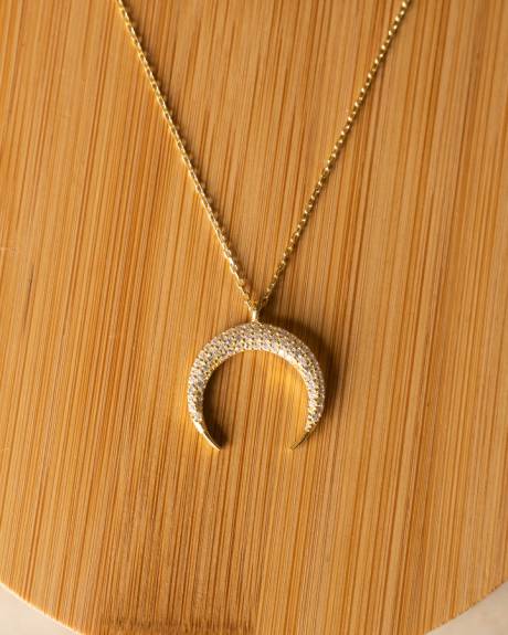 Jewels By Sunaina - CRYSTAL Moon Necklace
