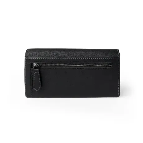 Club Rochelier Ladies' Leather Clutch Wallet with Gusset Pocket