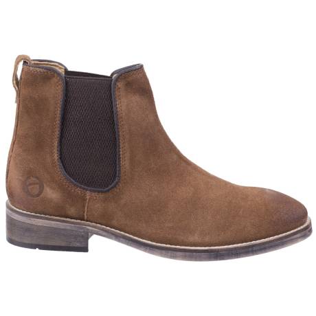 Cotswold - Mens Corsham Town Leather Pull On Casual Chelsea Ankle Boots