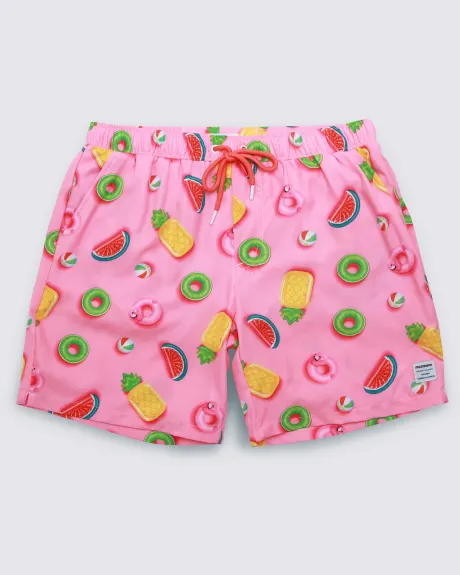 Mosmann Mens Board Shorts - Ahoy (Pink)