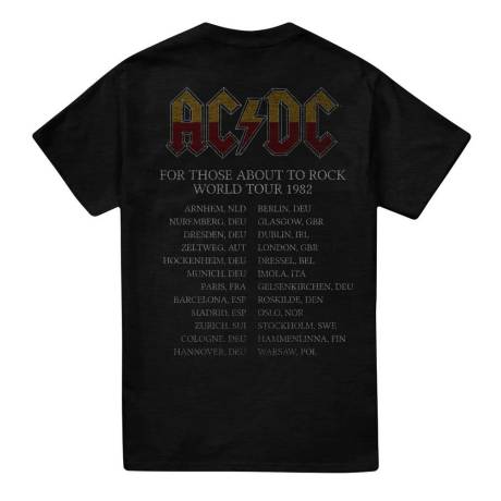 AC/DC - - T-shirt ABOUT TO ROCK TOUR - Homme