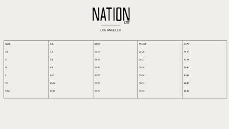 Nation LTD - Rylan Contrast Ruffle Top
